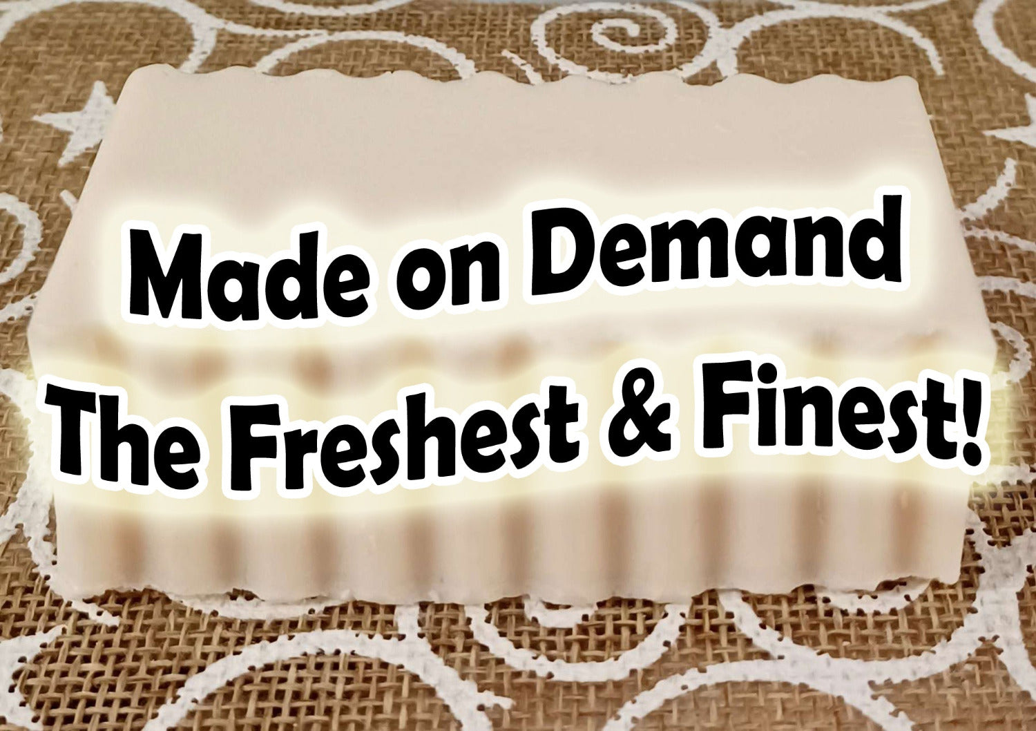 Joy's Soapy Soap - FRESHEST & FINEST soap - FREE personalized messaging INCLUDED! - FEEL THE DIFFERENCE! A FABULOUS GIFT!